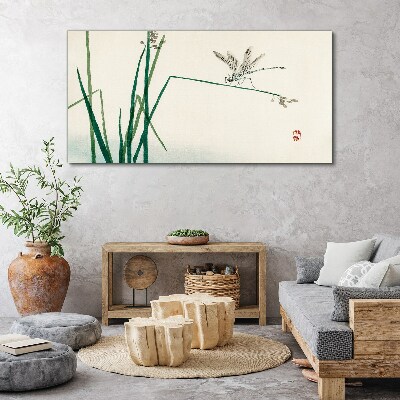 Tableau imprimé sur toile La délicatesse de la nature avec un papillon