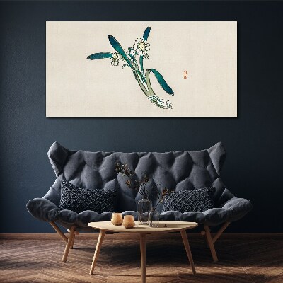 Tableau imprimé sur toile Fleurs dans le vent