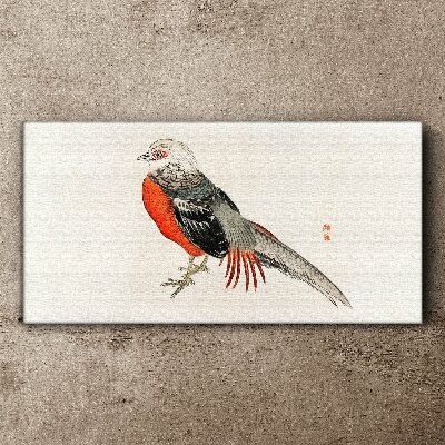 Tableau imprimé sur toile Un oiseau vivant aux couleurs de la nature