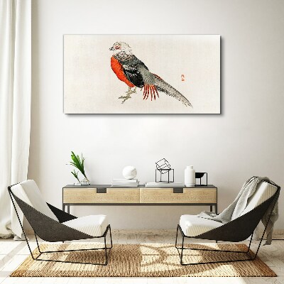 Tableau imprimé sur toile Un oiseau vivant aux couleurs de la nature