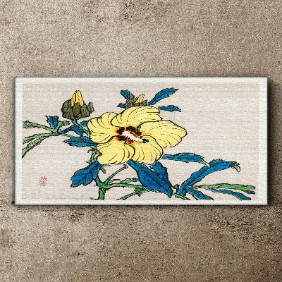 Tableau sur toile Composition florale de style japonais