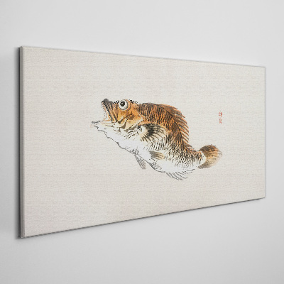 Tableau sur toile L'élégance poissonneuse aux nuances délicates