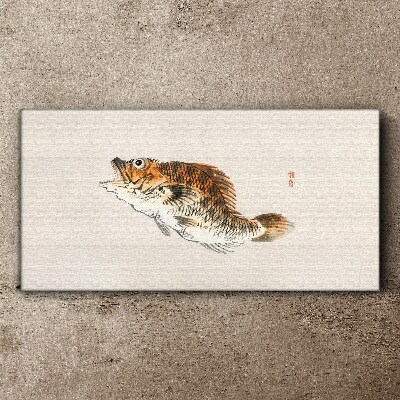 Tableau sur toile L'élégance poissonneuse aux nuances délicates