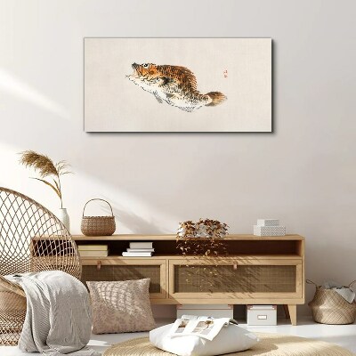 Tableau sur toile L'élégance poissonneuse aux nuances délicates