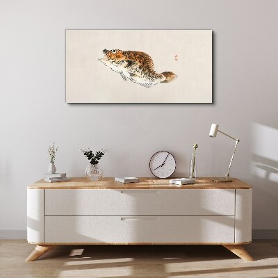Tableau sur toile L'élégance poissonneuse aux nuances délicates