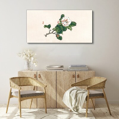 Tableau imprimé sur toile Fleur de magnolia sur une branche