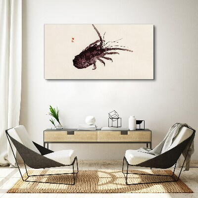 Tableau imprimé sur toile L'élégance de la crevette