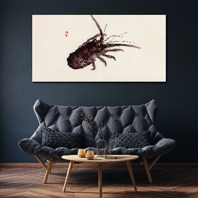 Tableau imprimé sur toile L'élégance de la crevette