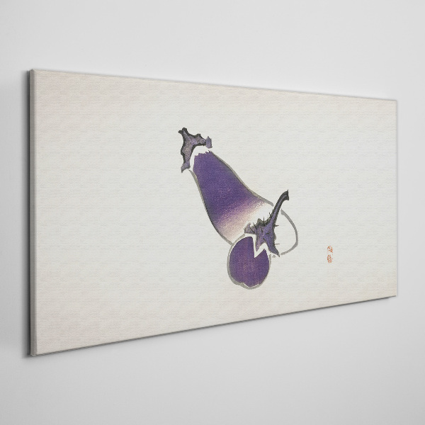 Tableau toile imprimée « L'élégance des légumes dans un style minimaliste »