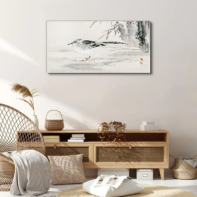 Tableau imprimé sur toile Paix ailée sur l'eau