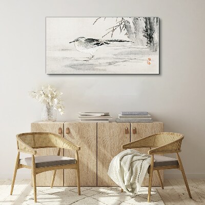 Tableau imprimé sur toile Paix ailée sur l'eau