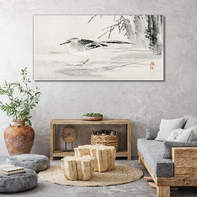 Tableau imprimé sur toile Paix ailée sur l'eau