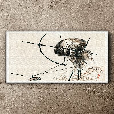 Tableau sur toile Méduses aux lignes abstraites