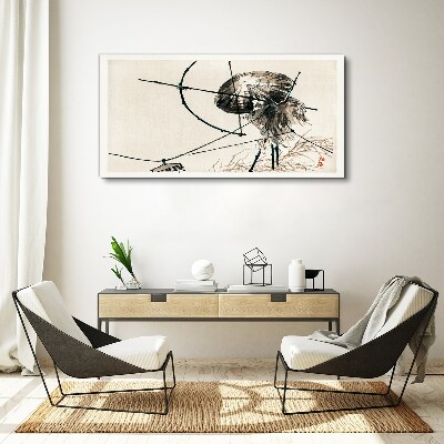 Tableau sur toile Méduses aux lignes abstraites