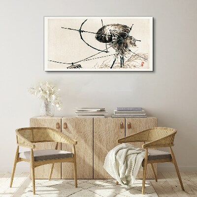 Tableau sur toile Méduses aux lignes abstraites