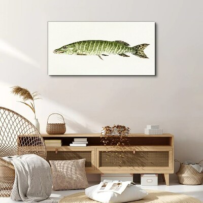 Tableau imprimé sur toile Le maskinongé dans son habitat naturel