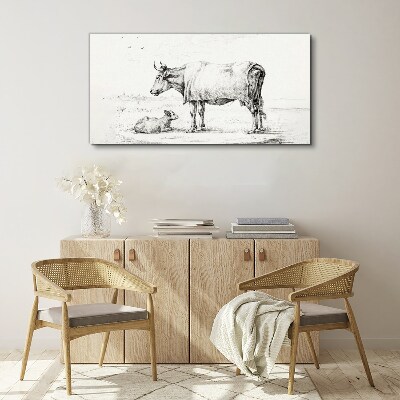 Tableau sur toile Paix dans le pâturage