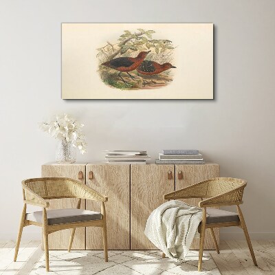 Tableau imprimé sur toile Les oiseaux dans leur habitat naturel