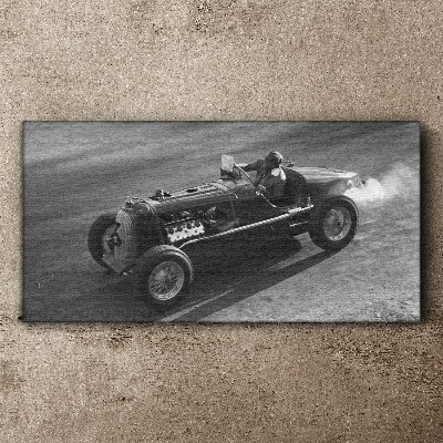 Tableau toile imprimée Un classique de la course automobile en action