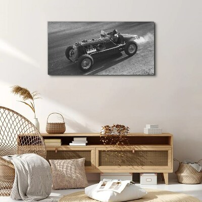 Tableau toile imprimée Un classique de la course automobile en action