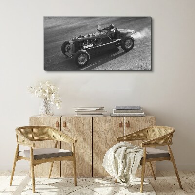 Tableau toile imprimée Un classique de la course automobile en action