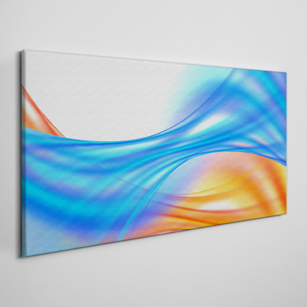 Tableau toile imprimée Des vagues de couleurs en harmonie