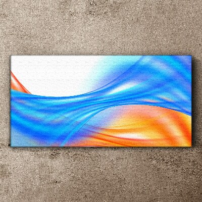Tableau toile imprimée Des vagues de couleurs en harmonie