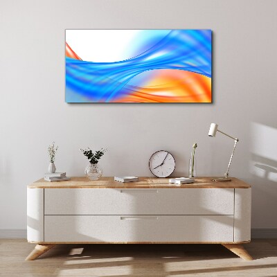 Tableau toile imprimée Des vagues de couleurs en harmonie