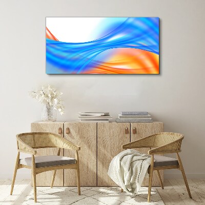 Tableau toile imprimée Des vagues de couleurs en harmonie