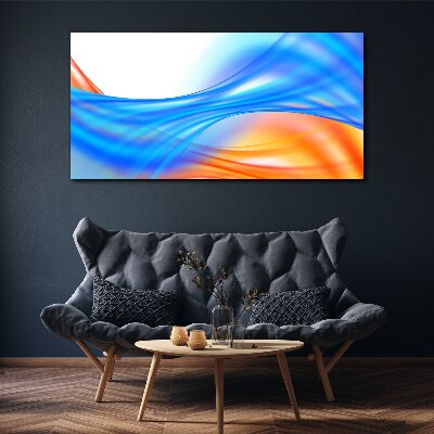 Tableau toile imprimée Des vagues de couleurs en harmonie