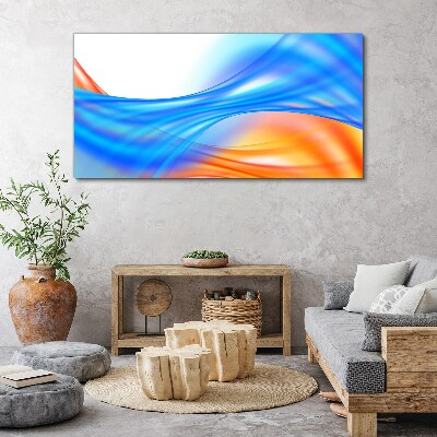 Tableau toile imprimée Des vagues de couleurs en harmonie