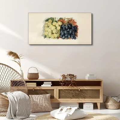 Tableau sur toile Raisins en harmonie de couleurs