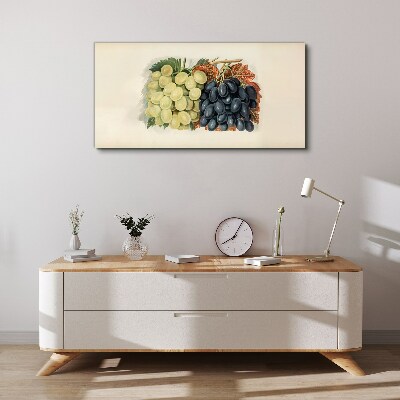 Tableau sur toile Raisins en harmonie de couleurs
