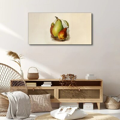 Tableau imprimé sur toile Composition des fruits des poires