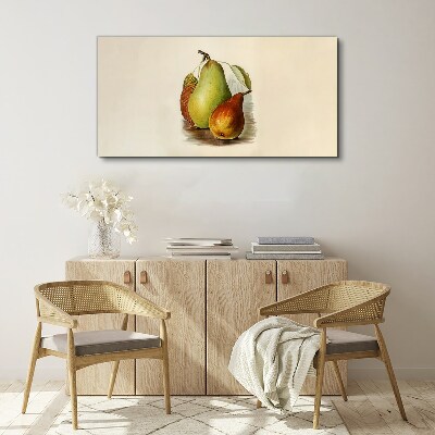Tableau imprimé sur toile Composition des fruits des poires