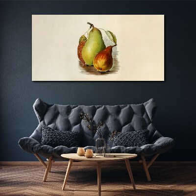 Tableau imprimé sur toile Composition des fruits des poires