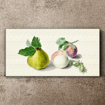Tableau toile imprimée Paix fruitée