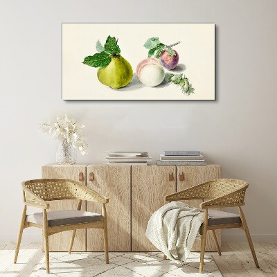 Tableau toile imprimée Paix fruitée