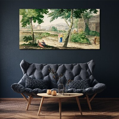 Tableau toile imprimée Une scène de la vie antique