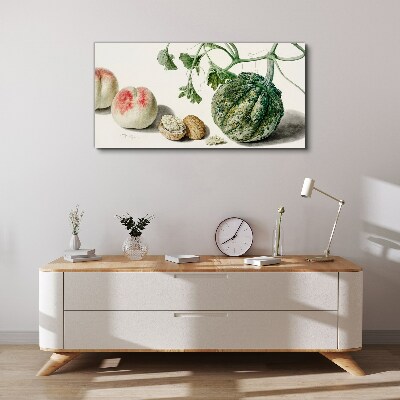 Tableau imprimé sur toile Fruits et noix en harmonie