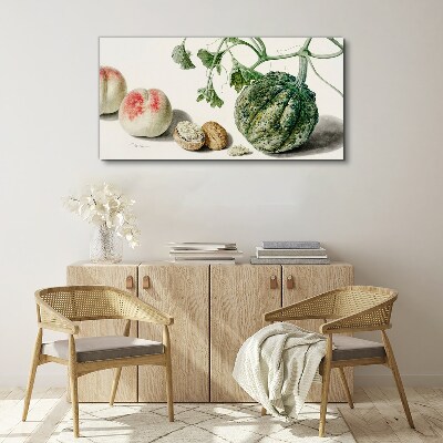 Tableau imprimé sur toile Fruits et noix en harmonie