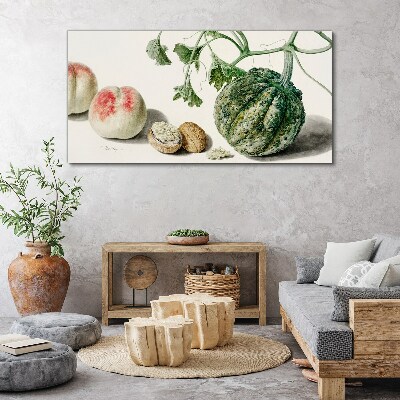 Tableau imprimé sur toile Fruits et noix en harmonie