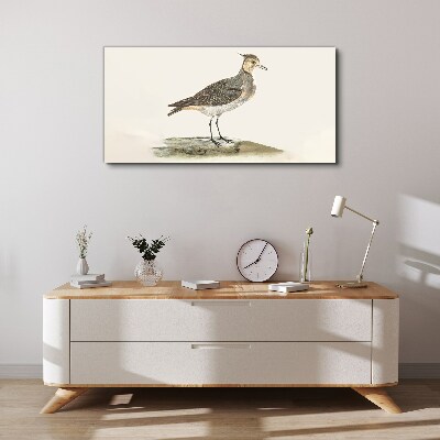 Tableau imprimé sur toile Un oiseau élégant sur fond naturel