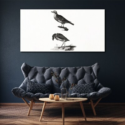 Tableau sur toile Oiseaux sur une branche