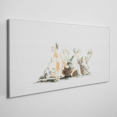 Tableau toile imprimée Scène mythologique avec personnages