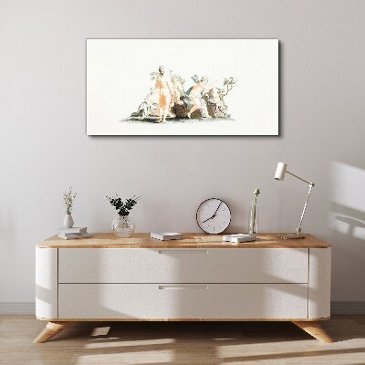 Tableau toile imprimée Scène mythologique avec personnages