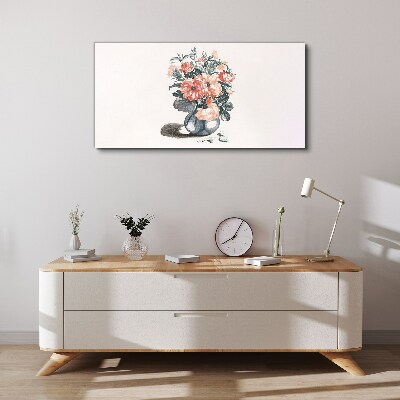 Tableau imprimé sur toile Fleurs dans un vase