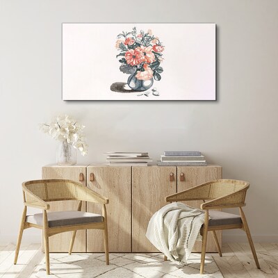 Tableau imprimé sur toile Fleurs dans un vase