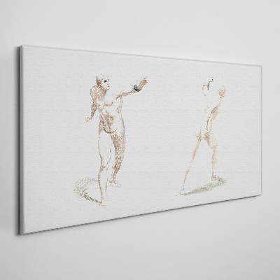 Tableau imprimé sur toile Mouvement et expression dans l'acte