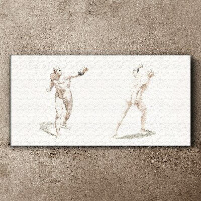 Tableau imprimé sur toile Mouvement et expression dans l'acte